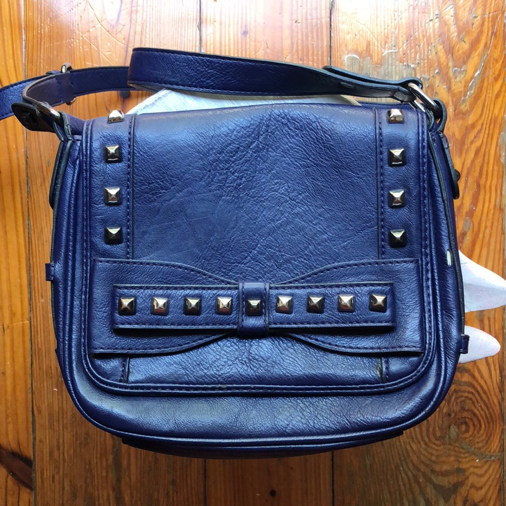 Jessica Simpson Blue Adjustable Crossbody Bag